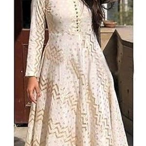 Women's Anarkali Round Neck Style Kurti