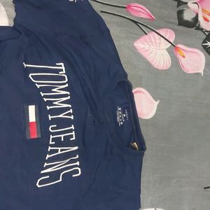 Tommy Hilfiger T-shirt Navy Blue In New Condition