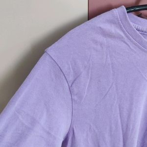 Lavender Oversized T Shirt