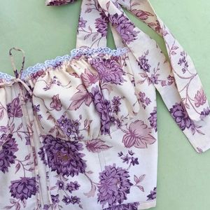 Cute Tie Up Detail Top