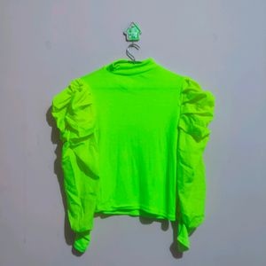 Neon Green Top For Women