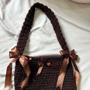 CROCHET HAND BAG