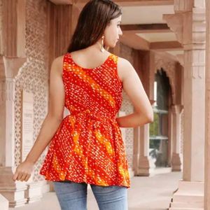 Multicolour Short Kurti