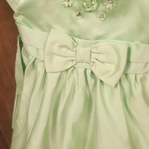 A Cute Baby Frock With Cotton Lining