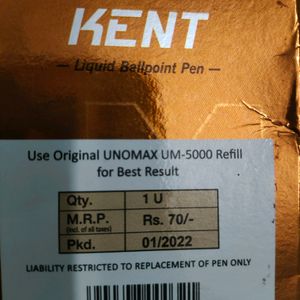 Kent Unomax Pen