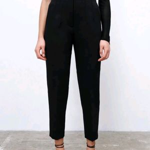 Zara High Waisted Pleated Pants