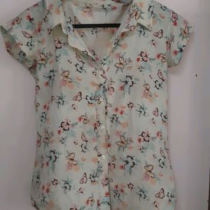 Amazing Butterfly Print Shirt