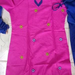 💓💙 Punjabi Patola Kurti Set