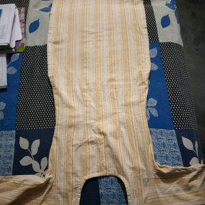 Gold Colour Kurta (With Shoulder Straps Inside )