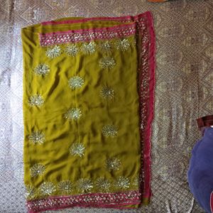 Mehandi Saree