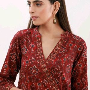 Maroon Kurta Set