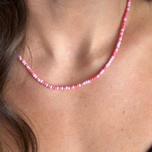 Aesthetic beaded necklace