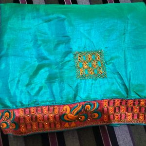 Sea Green Saree