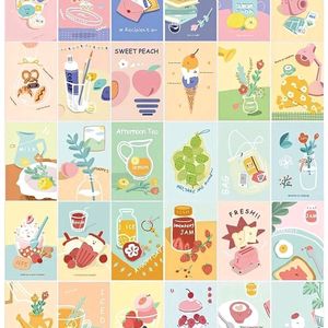 Pinterest Coded Sticker Sheets