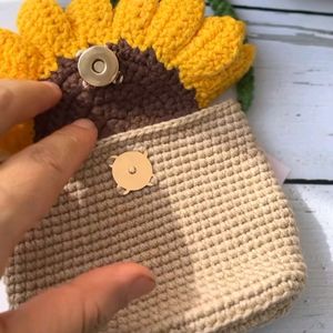 Crochet Sunflower 🌻 Bag