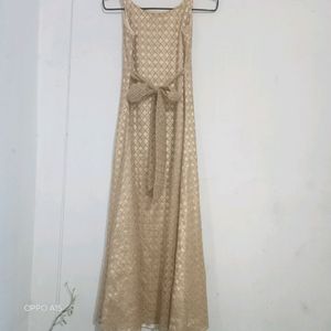 Sleeveless Ethnic Gown