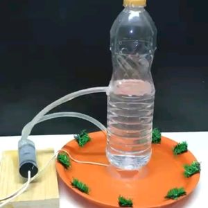 artificial water bottle decoration waterfall