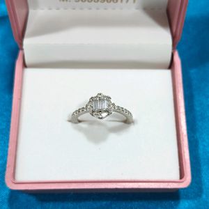 925 Italian Silver Ladies Ring