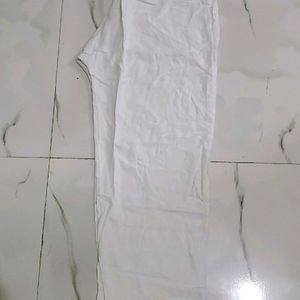 Stitched Pakistani White Suit With Dupatta