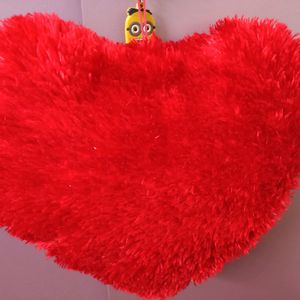 Red Heart Shape Pillow