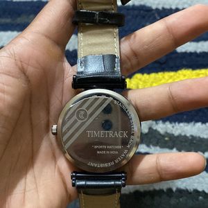 Timetrack Leather Watch
