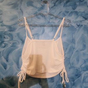Forever 21 White Crop Top