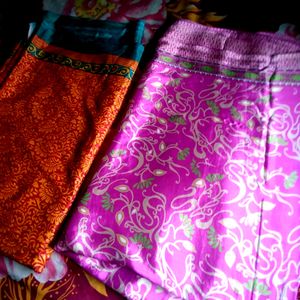 Satin Silk Saree Combo