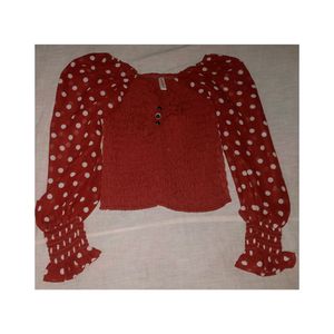 Polkadot Off Shoulder Top