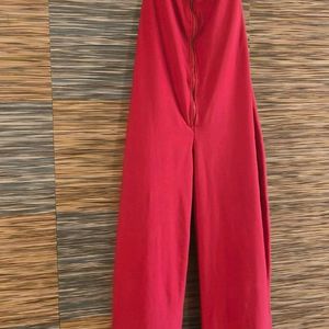 Red Jump Suit