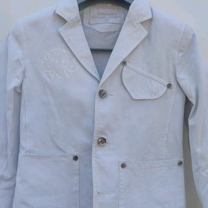 White Party Wear Blazer