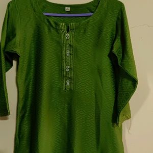 Green Kurta Women