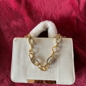 White Handbag