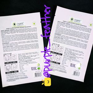 [PACK OF 2] Organic Harvest Sheet Masks