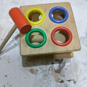 Wooden Hammer Knock Game