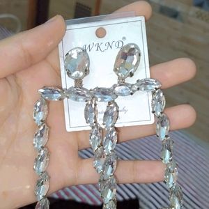 FRAME BEADS EARRINGS KOREAN STYLISH