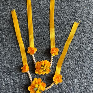 Haldi Flower jwellery