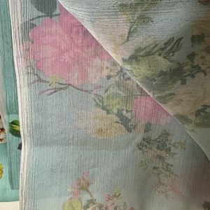 Floral Chiffon Fabric