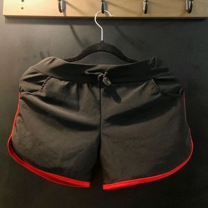 GYM Shorts - Red & Black