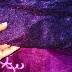 Long Dress With Dupatta,Colour Purple 🟣