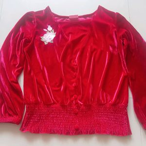 #pricedrop CUTECUMBER Red Velvet Girls Top