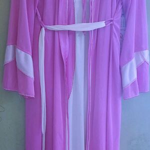 Beautiful Soft Fabric Night Gown With Jacket