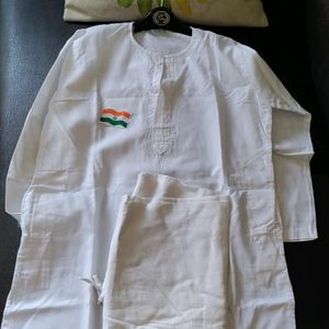 White Kurta Pyjama Set For 3-4 Years Old 🤩🤩