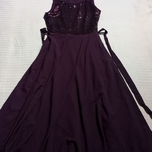 Purple Ethnic Gown