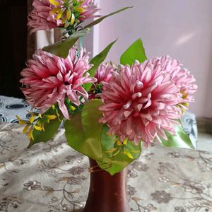 3 Artificial Flower Pots