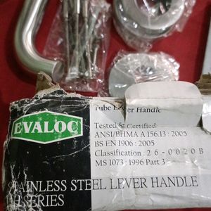 Evalco LH001SS Tube Lever Handle Stainless Steel