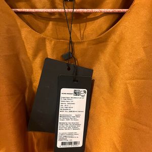 Vero Moda Copper Toned Extended Sleeves Top