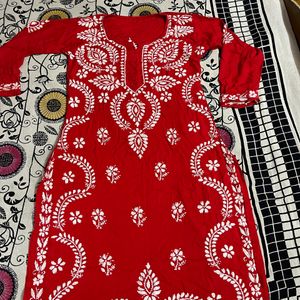 Unused Chikankari Kurta With Plazo