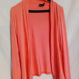 coral colour shrug