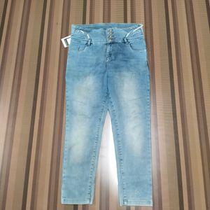 S-100 Size 34 Slim Fit Women Denim Jeans