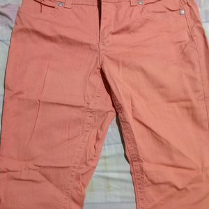 Organge Coloured Capri